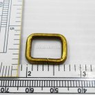 ห่วงเหล็กสี่เหลี่ยม ขนาด 0.5 นิ้ว บรรจุ 100 อัน สีทองรมดำ รูป 2