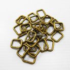 ห่วงเหล็กสี่เหลี่ยม ขนาด 0.5 นิ้ว บรรจุ 300 อัน สีทองรมดำ รูป 2