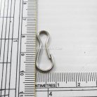 คอหมาคลิป ขนาด 9.2x24 mm (จิ๋ว) บรรจุ 100 อัน สีนิเกิ้ล รูป 2