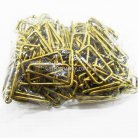 ตัวปรับสายโลหะ 2 ช่อง ขนาด 1.5 นิ้ว บรรจุ 100 อัน สีทองรมดำ