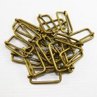 ตัวปรับสายโลหะ 2 ช่อง ขนาด 1.5 นิ้ว บรรจุ 100 อัน สีทองรมดำ รูป 3