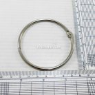 ห่วงสปริงกลม ขนาด 64 mm  บรรจุ 10 อัน สีนิเกิ้ล รูป 2