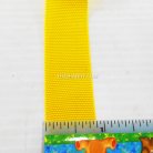 สายผ้า-ผ้ากุ๊น PP  ลายเวอร์จิ้น ขนาด 7 หุน บรรจุ 50 เมตร สีเหลืองเข้ม รูป 2