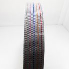 สายผ้า-ผ้ากุ๊น Cotton (ฝ้าย) ลายจุดไข่ปลา ขนาด 1.5 นิ้ว บรรจุ 1 เมตร สีเทาเงิน รูป 3