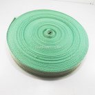 สายผ้า-ผ้ากุ๊น Cotton (ฝ้าย) ลายจุดไข่ปลา ขนาด 1.5 นิ้ว บรรจุ 50 หลา สีเขียวอ่อน