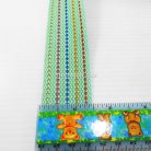 สายผ้า-ผ้ากุ๊น Cotton (ฝ้าย) ลายจุดไข่ปลา ขนาด 1.5 นิ้ว บรรจุ 50 หลา สีเขียวอ่อน รูป 3