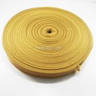 สายผ้า-ผ้ากุ๊น Cotton (ฝ้าย) ลายจุดไข่ปลา ขนาด 1.5 นิ้ว บรรจุ 50 หลา สีเบจ