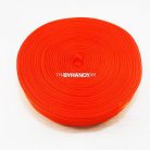 สายผ้า-ผ้ากุ๊น PP  ลายเวอร์จิ้น ขนาด 7 หุน บรรจุ 50 เมตร สีส้ม