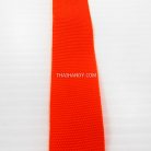 สายผ้า-ผ้ากุ๊น PP  ลายเวอร์จิ้น ขนาด 7 หุน บรรจุ 1 เมตร สีส้ม