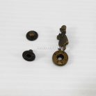 กระดุมแป๊กเหล็ก ขนาดแฟนซี (vt5) บรรจุ 100 ชุด สีทองรมดำ รูป 2