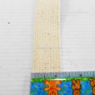 สายผ้า-ผ้ากุ๊น Cotton (ฝ้าย) ลายลอน ขนาด 1.2 นิ้ว บรรจุ 1 เมตร สีด้ายดิบ รูป 2