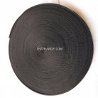 สายผ้า-ผ้ากุ๊น Cotton (ฝ้าย) สปันหนา ขนาด 1.2 นิ้ว บรรจุ 50 เมตร สีดำ