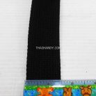สายผ้า-ผ้ากุ๊น Cotton (ฝ้าย) สปันหนา ขนาด 1.5 นิ้ว บรรจุ 1 เมตร สีดำ รูป 2