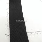 สายผ้า-ผ้ากุ๊น Cotton (ฝ้าย) ลายก้างปลา ขนาด 1.5 นิ้ว บรรจุ 50 หลา สีดำ รูป 2