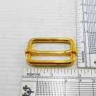 ตัวปรับสายโลหะ 2 ช่อง ขนาด 1.5 นิ้ว บรรจุ 10 อัน สีทอง รูป 2