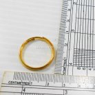 ห่วงพวงกุญแจ เฉพาะห่วง ขนาด 2 cm  บรรจุ 100 อัน สีทอง รูป 3