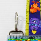 คอหมาโลหะ ช่องเหลี่ยม ขนาด 2x4.5 cm (6 หุน) บรรจุ 100 อัน สีนิเกิ้ล รูป 3