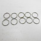 ห่วงพวงกุญแจ เฉพาะห่วง ขนาด 2.5 cm  บรรจุ 10 อัน สีนิเกิ้ล