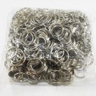 ห่วงพวงกุญแจ เฉพาะห่วง ขนาด 2.5 cm  บรรจุ 100 อัน สีนิเกิ้ล