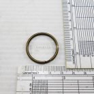 ห่วงพวงกุญแจ เฉพาะห่วง ขนาด 2.5 cm  บรรจุ 10 อัน สีทองรมดำ รูป 3