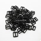 ตัวปรับสายพลาสติก 2 ช่อง ขนาด 3/8 นิ้ว บรรจุ 500 อัน สีดำ