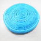 สายผ้า-ผ้ากุ๊น PP  ลายเวอร์จิ้น ขนาด 7 หุน บรรจุ 100 เมตร สีฟ้าอ่อน
