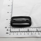 ตัวปรับสายพลาสติก 2 ช่อง ขนาด 2 นิ้ว บรรจุ 10 อัน สีดำ รูป 3