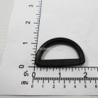 ห่วงพลาสติกตัว D 1 ช่อง ขนาด 1.5 นิ้ว บรรจุ 100 อัน สีดำ รูป 2