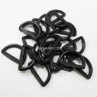 ห่วงพลาสติกตัว D 1 ช่อง ขนาด 1.5 นิ้ว บรรจุ 200 อัน สีดำ รูป 2