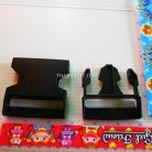 ตัวล็อคสายก้ามปูสี่เหลี่ยม พลาสติก ขนาด 2.5 นิ้ว บรรจุ 10 อัน สีดำ รูป 3