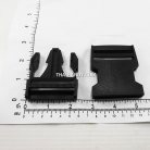 ตัวล็อคสายก้ามปูสี่เหลี่ยม พลาสติก ขนาด 2 นิ้ว บรรจุ 100 อัน สีดำ รูป 3