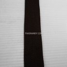 สายผ้า-ผ้ากุ๊น PP  ลายเวอร์จิ้น ขนาด 1.2 นิ้ว บรรจุ 1 เมตร สีน้ำตาลเข้ม