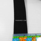 สายผ้า-ผ้ากุ๊น PP  ลายเวอร์จิ้น ขนาด 1.2 นิ้ว บรรจุ 1 เมตร สีดำ รูป 2