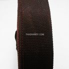 สายผ้า-ผ้ากุ๊น PP  ลายเวอร์จิ้น ขนาด 1.5 นิ้ว บรรจุ 50 เมตร สีน้ำตาลเข้ม รูป 2