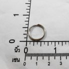 ห่วงพวงกุญแจ เฉพาะห่วง ขนาด 1.36 cm  บรรจุ 100 อัน สีนิเกิ้ล รูป 2