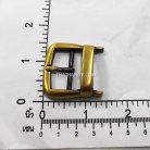หัวเข็มขัดสี่เหลี่ยม โลหะ ขนาด 1.8 X 2.5cm  บรรจุ 10 อัน สีทองรมดำ รูป 2