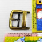 หัวเข็มขัดสี่เหลี่ยม โลหะ ขนาด 1.8 X 2.5cm  บรรจุ 10 อัน สีทองรมดำ รูป 3