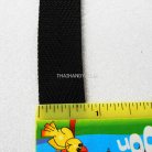 สายผ้า-ผ้ากุ๊น PP  ลายก้างปลา ขนาด 6 หุน (2 cm) บรรจุ 1 เมตร สีดำ รูป 2