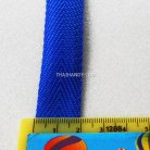 สายผ้า-ผ้ากุ๊น PP  ลายก้างปลา ขนาด 6 หุน (2 cm) บรรจุ 1 เมตร สีน้ำเงิน รูป 2