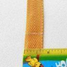 สายผ้า-ผ้ากุ๊น PP  ลายก้างปลา ขนาด 6 หุน (2 cm) บรรจุ 1 เมตร สีกากีแกมทอง รูป 3