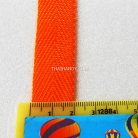 สายผ้า-ผ้ากุ๊น PP  ลายก้างปลา ขนาด 6 หุน (2 cm) บรรจุ 50 เมตร สีส้มอ่อน รูป 3