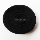 สายผ้า-ผ้ากุ๊น PP  ลายก้างปลา ขนาด 6 หุน (2 cm) บรรจุ 50 เมตร สีดำ