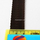 สายผ้า-ผ้ากุ๊น PP  ลายก้างปลา ขนาด 6 หุน (2 cm) บรรจุ 50 เมตร สีน้ำตาลเข้ม รูป 3