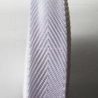 สายผ้า-ผ้ากุ๊น PP  ลายก้างปลา ขนาด 6 หุน (2 cm) บรรจุ 50 เมตร สีขาว รูป 2