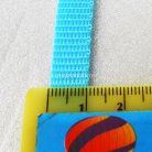 สายผ้า-ผ้ากุ๊น PP  ลายเรียบ ขนาด 3 หุน (1 cm) บรรจุ 1 เมตร สีฟ้าอ่อน รูป 2