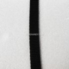 สายผ้า-ผ้ากุ๊น PP  ลายเรียบ ขนาด 3 หุน (1 cm) บรรจุ 1 เมตร สีดำ