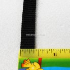 สายผ้า-ผ้ากุ๊น PP  ลายเรียบ ขนาด 3 หุน (1 cm) บรรจุ 1 เมตร สีดำ รูป 3