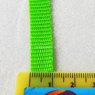 สายผ้า-ผ้ากุ๊น PP  ลายเรียบ ขนาด 3 หุน (1 cm) บรรจุ 1 เมตร สีเขียวตอง รูป 3