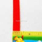 สายผ้า-ผ้ากุ๊น PP  ลายเรียบ ขนาด 3 หุน (1 cm) บรรจุ 50 เมตร สีแดง รูป 2