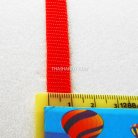 สายผ้า-ผ้ากุ๊น PP  ลายเรียบ ขนาด 3 หุน (1 cm) บรรจุ 50 เมตร สีแดง รูป 3